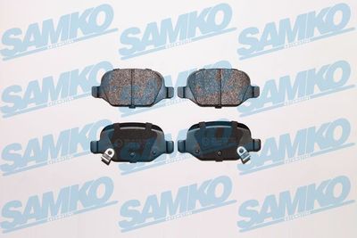 Комплект тормозных колодок, дисковый тормоз SAMKO 5SP1724 для FIAT PANDA