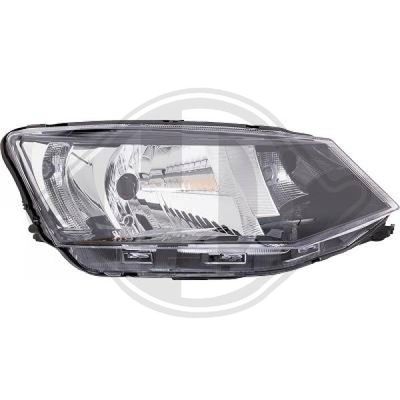 DIEDERICHS 7807980 Основная фара  для SKODA FABIA (Шкода Фабиа)