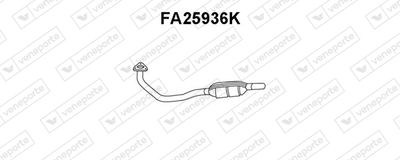 Катализатор VENEPORTE FA25936K для LANCIA Y10