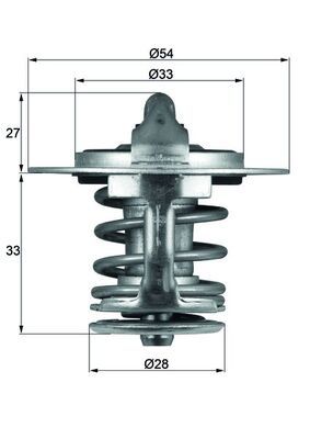 Thermostat, coolant TX 84 77