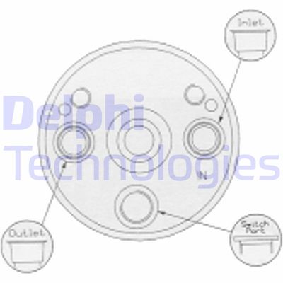 Осушитель, кондиционер DELPHI TSP0175131 для LAND ROVER DISCOVERY