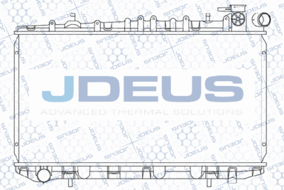 Радиатор, охлаждение двигателя JDEUS 019N09 для NISSAN PRIMERA