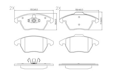 SET PLACUTE FRANA FRANA DISC