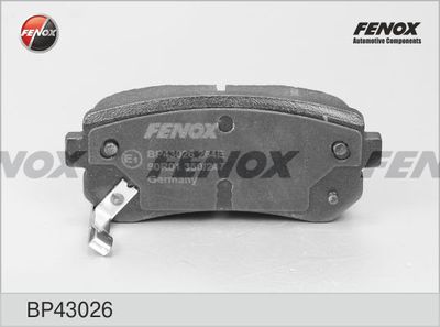 FENOX BP43026 Тормозные колодки FENOX для KIA RIO