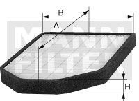 MANN-FILTER Interieurfilter (CUK 2241-2)