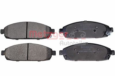 Комплект тормозных колодок, дисковый тормоз METZGER 1170423 для JEEP COMMANDER