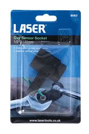 Laser Tools Oxygen Sensor Socket 1/2"D 22mm