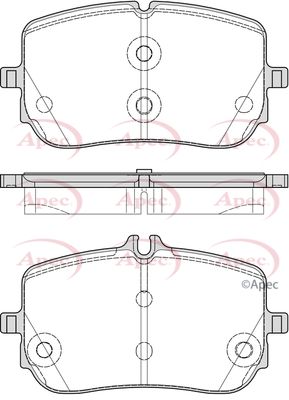 Brake Pad Set APEC PAD2414