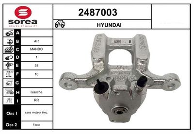 BREMSSATTEL EAI 2487002E