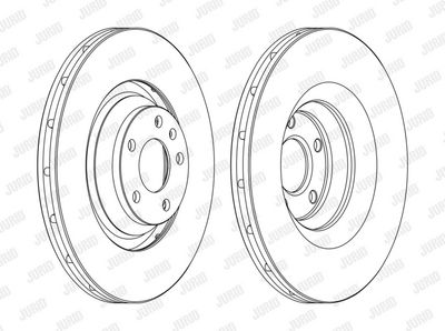 BREMSSCHEIBE JURID 562506JC1 1