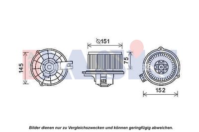 ELECTROMOTOR VENTILATIE INTERIOARA