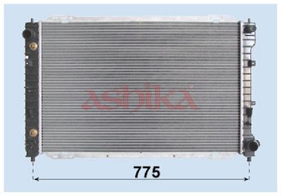радиатор, охлаждане на двигателя ASHIKA RDA053108