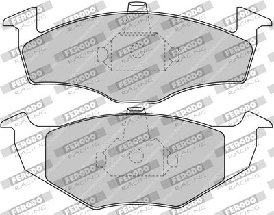 комплект спирачно феродо, дискови спирачки FERODO RACING FDS1101