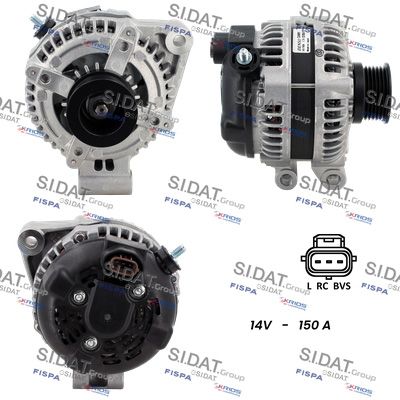 Генератор SIDAT A12DE0261 для LAND ROVER RANGE ROVER