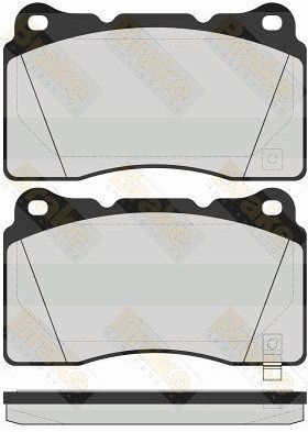 Комплект тормозных колодок, дисковый тормоз Brake ENGINEERING PA1591 для MITSUBISHI LANCER