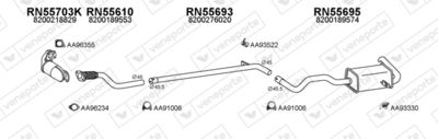 ABGASANLAGE VENEPORTE 550179