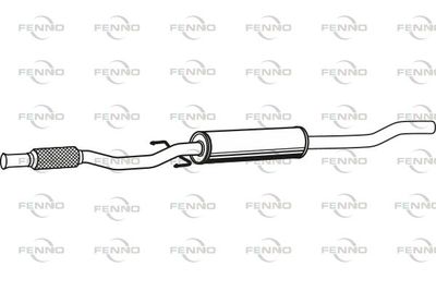 Tłumik środkowy FENNO P30602