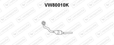 Катализатор VENEPORTE VW80010K для VW JETTA