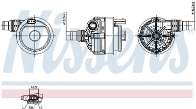 POMPă DE APă RăCIRE MOTOR NISSENS 832126 5