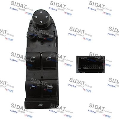 Выключатель, стеклолодъемник SIDAT 5.145020A2 для BMW X5