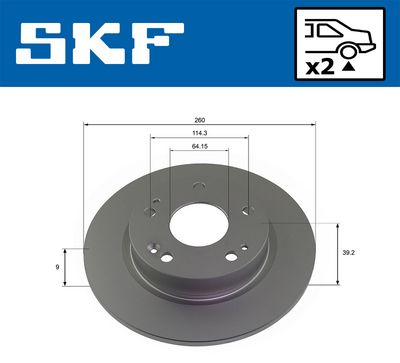 спирачен диск SKF