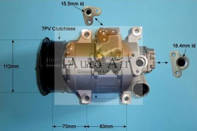 Compressor, air conditioning Auto Air Gloucester 14-6209P