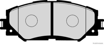 SET PLACUTE FRANA FRANA DISC Herth+Buss Jakoparts J3602125 1