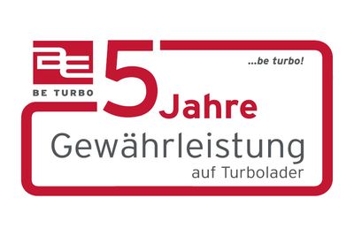 BE TURBO Turbocharger 5 JAAR GARANTIE (124003)
