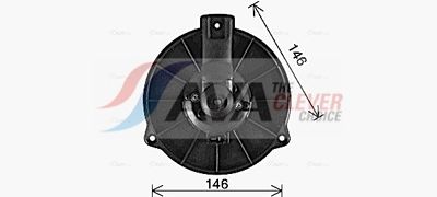 VENTILATOR HABITACLU AVA Clever Choice VO8306 2