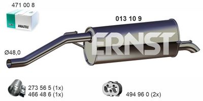 ENDSCHALLDäMPFER ERNST 013109