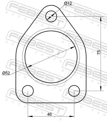 GARNITURA RACORD EVACUARE FEBEST 04492003 1