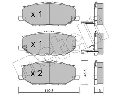 SET PLACUTE FRANA FRANA DISC