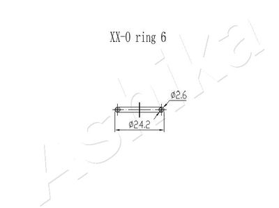 MATERIAL DE ETANSARE SOLID ASHIKA ORING6 1