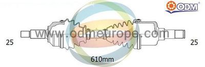 Приводной вал Multiparts 18-082210 для MITSUBISHI ECLIPSE