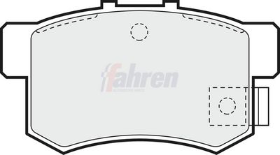 Fahren Brake Pad Set, disc brake FBP3433