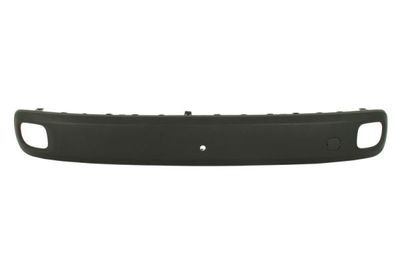 Bumperbekleding Achter (met parkeersensor gaten, zwart, certificaat TÜV) past: FIAT PANDA 312 02.12-