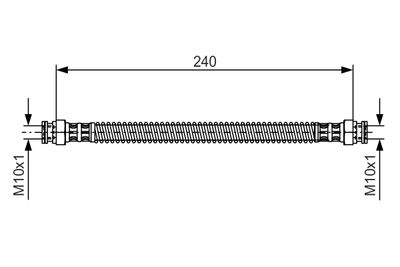 Brake Hose 1 987 476 676