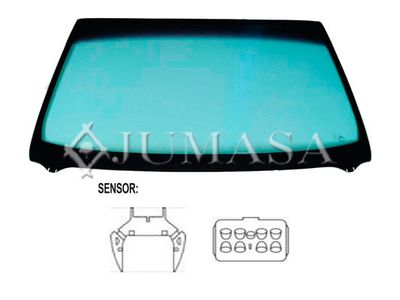 Ветровое стекло JUMASA V3302058 для MERCEDES-BENZ CLK