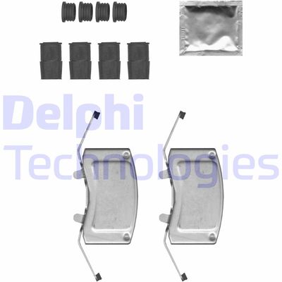 Комплектующие, колодки дискового тормоза DELPHI LX0699 для VW MULTIVAN