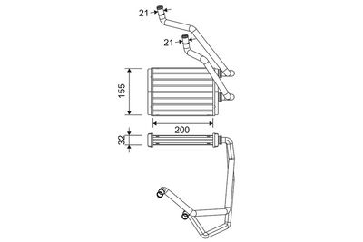 Klepgeleider - 81-1640 - TRW Engine Component