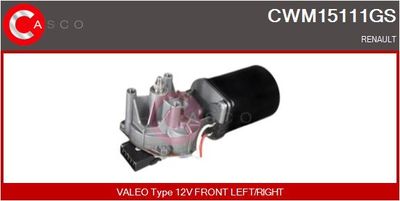 Двигатель стеклоочистителя CASCO CWM15111GS для RENAULT 11