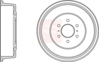 APEC Brake Drum DRM9995