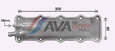 INTERCOOLER COMPRESOR AVA Clever Choice VN4421 1
