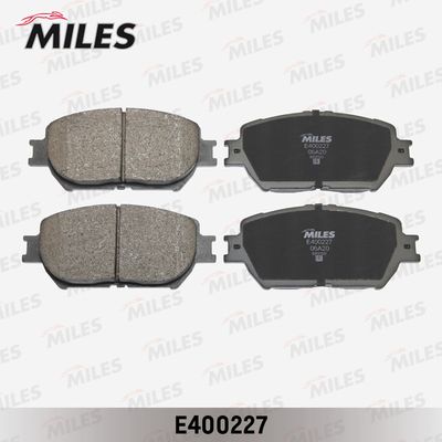Комплект тормозных колодок, дисковый тормоз MILES E400227 для TOYOTA CAMRY