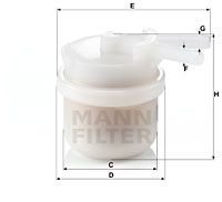 MANN-FILTER WK 42/10 Топливный фильтр  для TOYOTA TERCEL (Тойота Теркел)