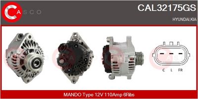 GENERATOR / ALTERNATOR CASCO CAL32175GS