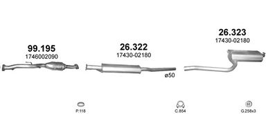 SISTEM DE ESAPAMENT POLMO POLMO99085