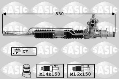 SASIC 7006072 Насос гідропідсилювача керма 