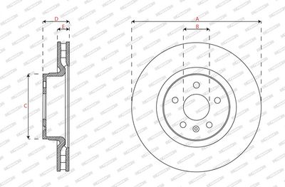 DISC FRANA FERODO DDF3013C1 2