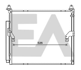 EACLIMA 30C71075 Радиатор кондиционера  для TOYOTA FJ CRUISER (Тойота Фж круисер)